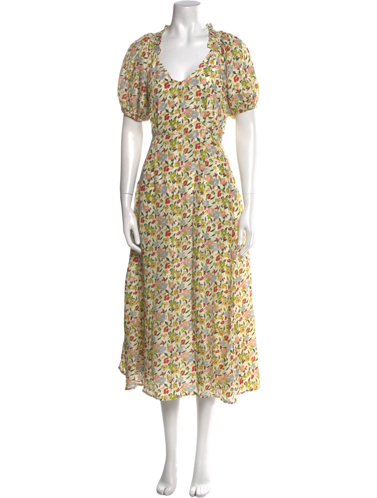 The Great Silk Midi Length Dress w/ Tags