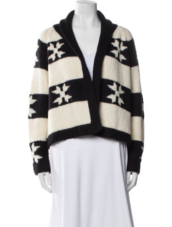 The Great Striped Open Front Sweater