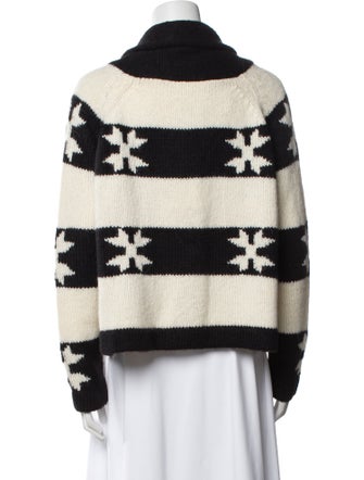 The Great Striped Open Front Sweater