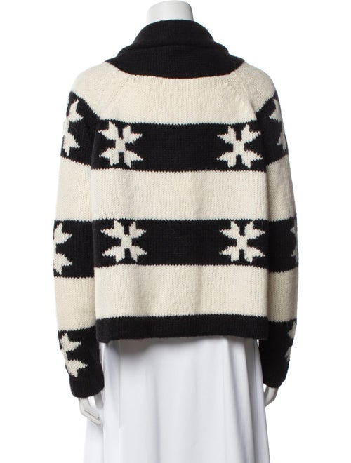 The Great Striped Open Front Sweater