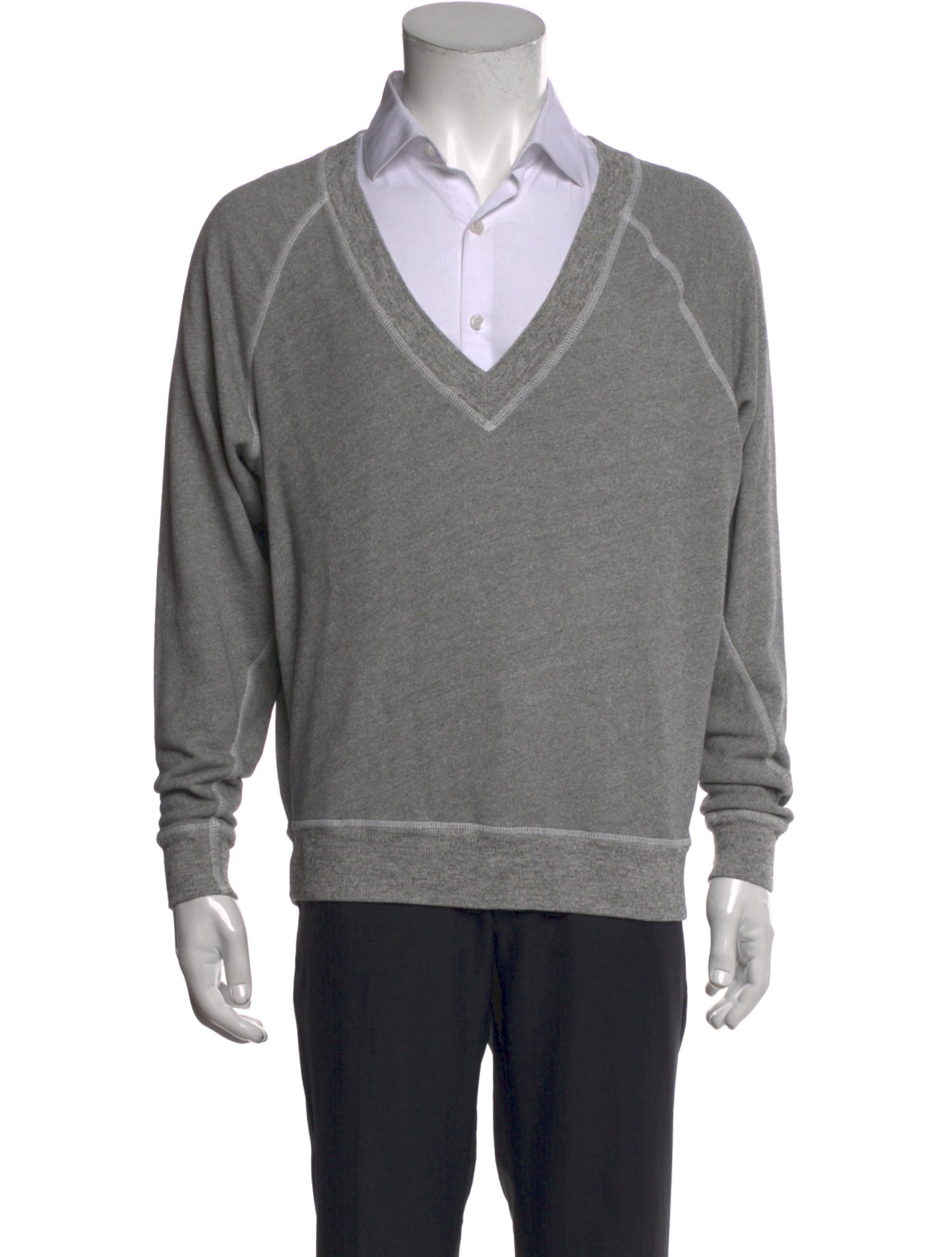 The Great V-Neck Long Sleeve Pullover