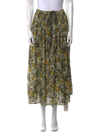 The Great Printed Midi Length Skirt
