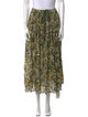 The Great Printed Midi Length Skirt