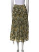 The Great Printed Midi Length Skirt