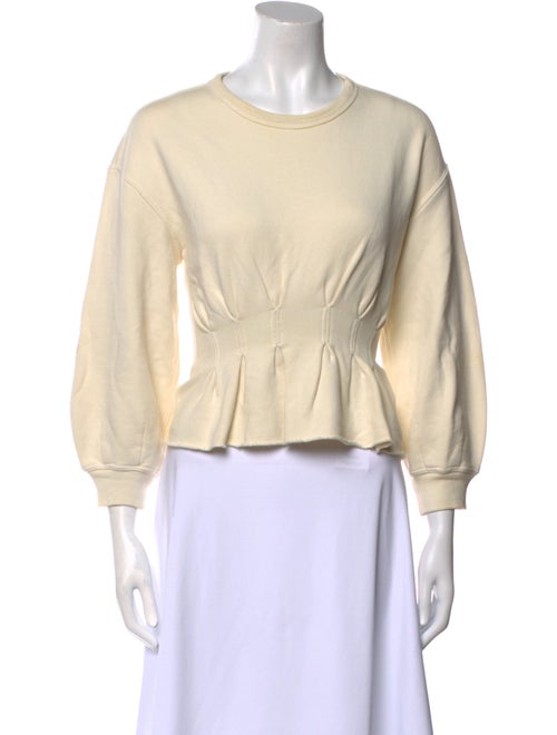 The Great Crew Neck Three-Quarter Sleeve Sweatshirt