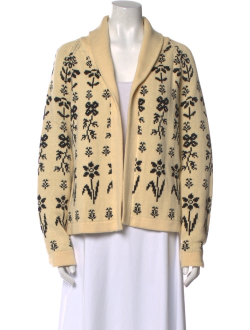 The Great Printed V-Neck Sweater