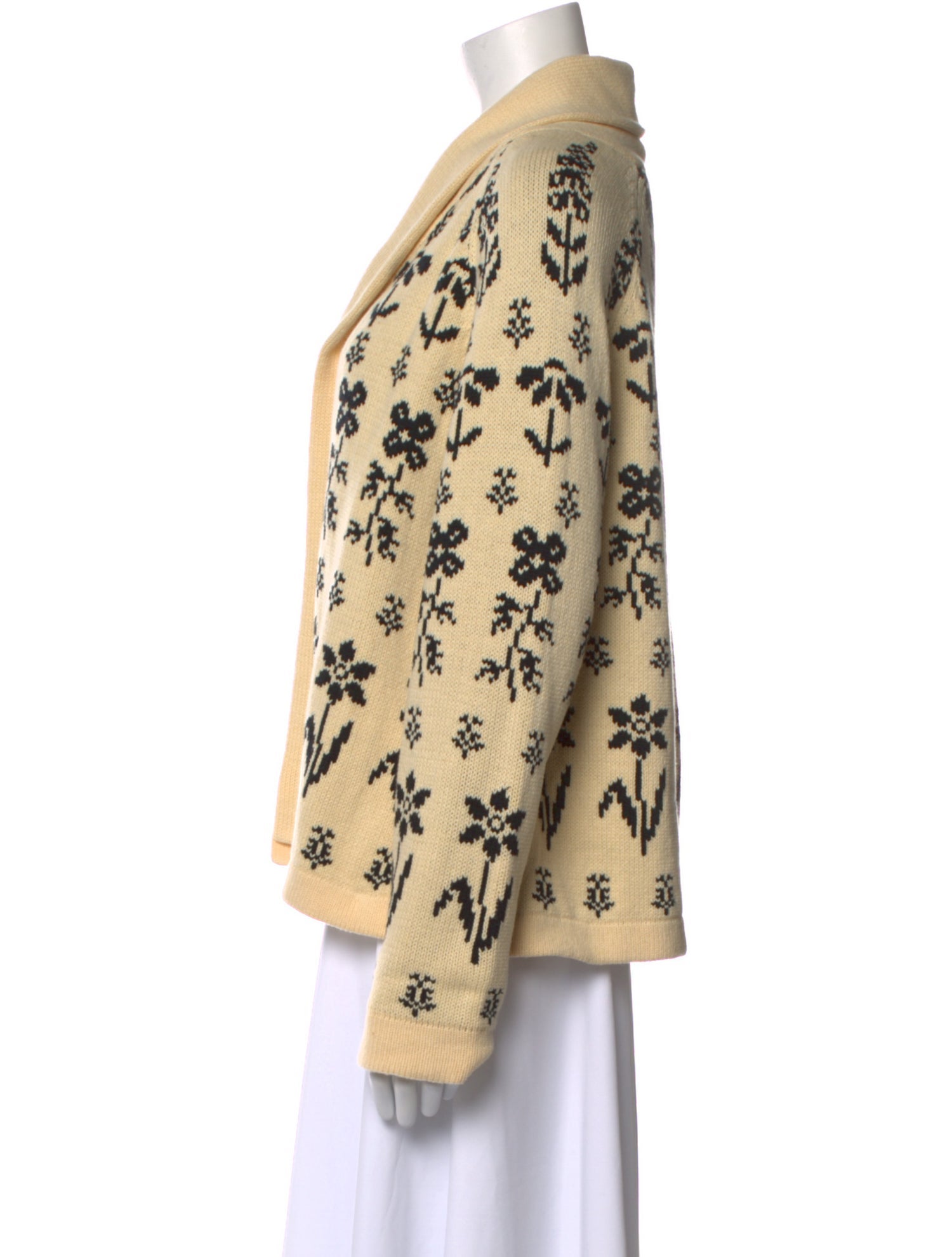 The Great Printed V-Neck Sweater