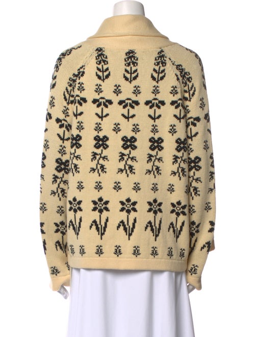 The Great Printed V-Neck Sweater