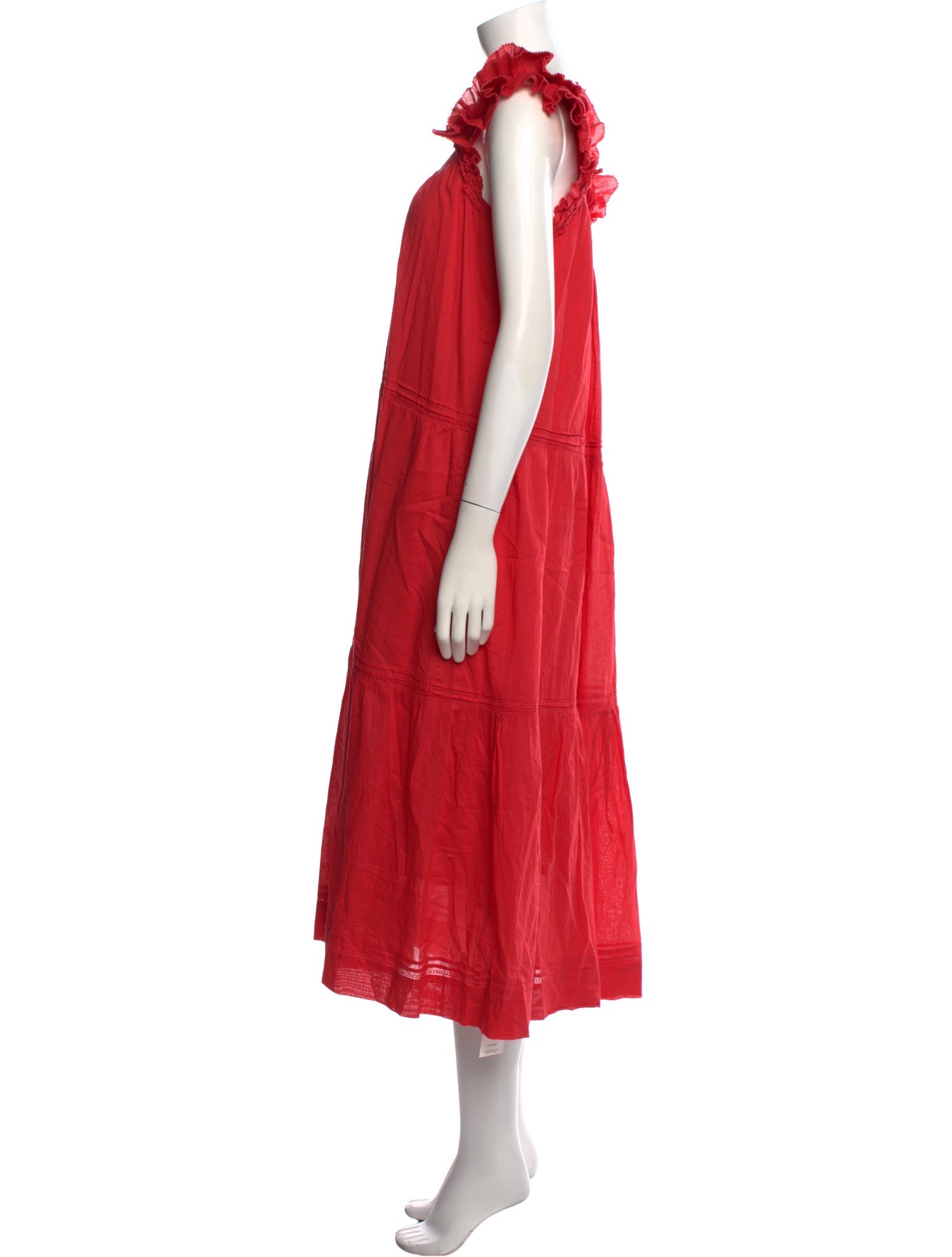 The Great Scoop Neck Midi Length Dress