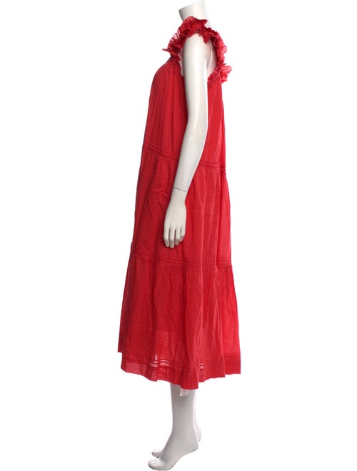 The Great Scoop Neck Midi Length Dress