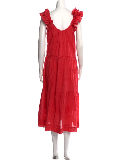 The Great Scoop Neck Midi Length Dress