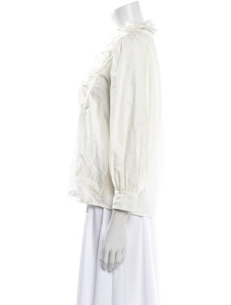 The Great V-Neck Long Sleeve Blouse