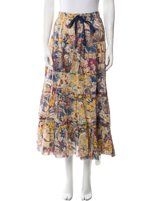 The Great Floral Print Midi Length Skirt