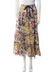 The Great Floral Print Midi Length Skirt