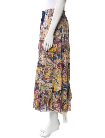The Great Floral Print Midi Length Skirt