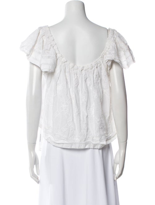 The Great Off-The-Shoulder Short Sleeve Crop Top