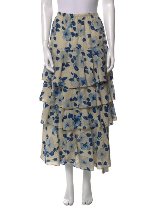 The Great Floral Print Midi Length Skirt