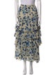 The Great Floral Print Midi Length Skirt