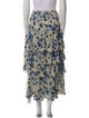 The Great Floral Print Midi Length Skirt