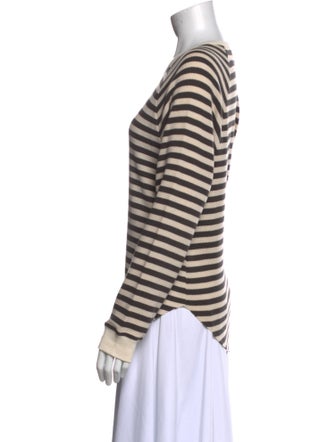 The Great Striped Scoop Neck T-Shirt