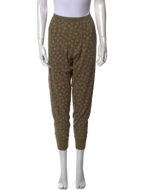 The Great Floral Print Skinny Leg Pants