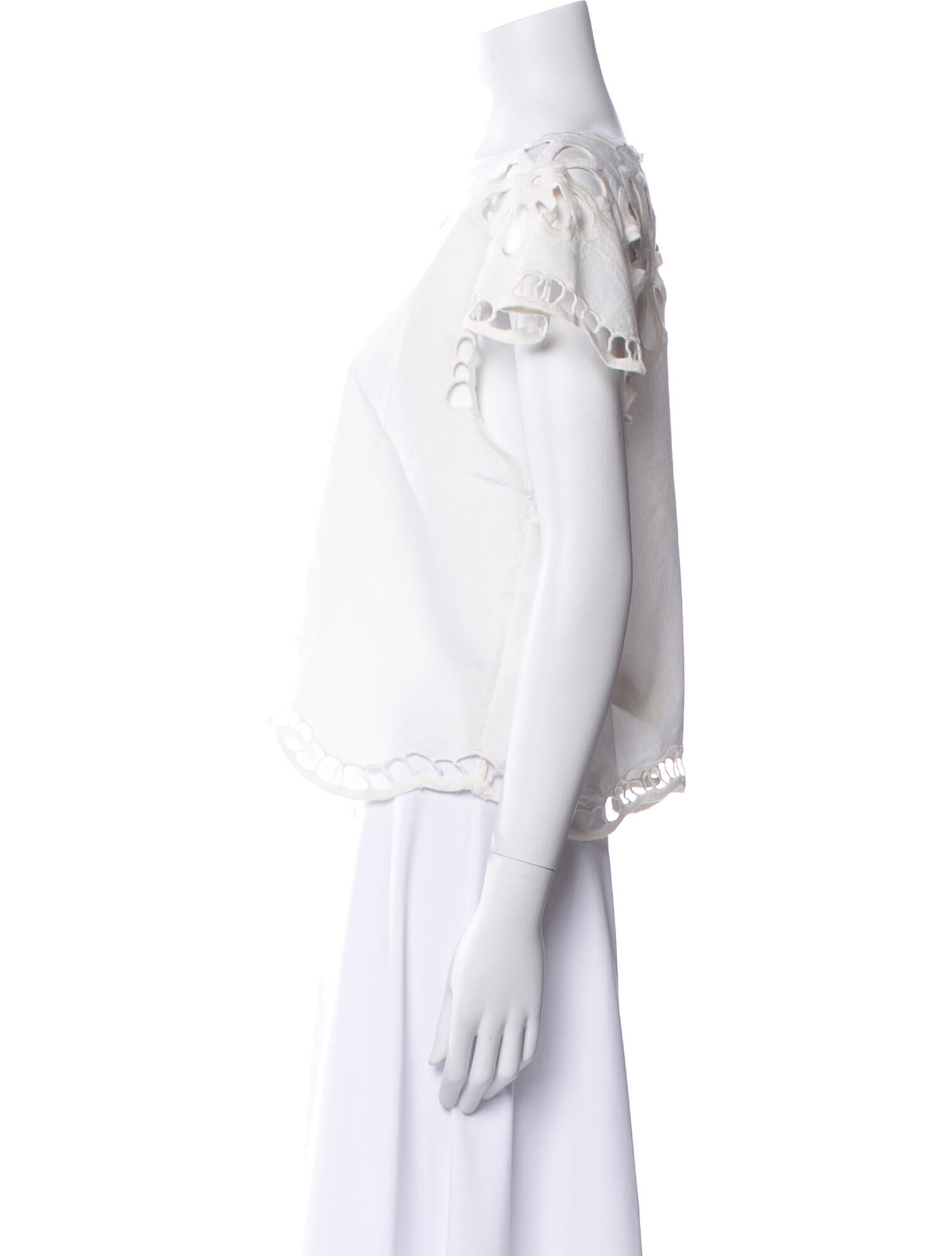 The Great Bateau Neckline Short Sleeve Blouse