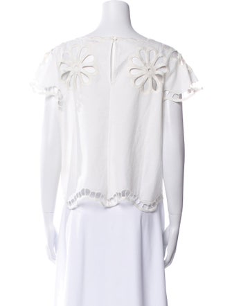 The Great Bateau Neckline Short Sleeve Blouse