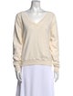 The Great V-Neck Long Sleeve Sweatshirt