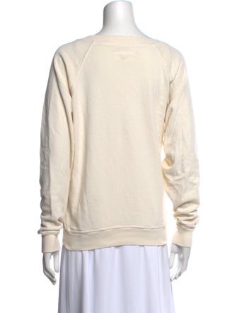 The Great V-Neck Long Sleeve Sweatshirt