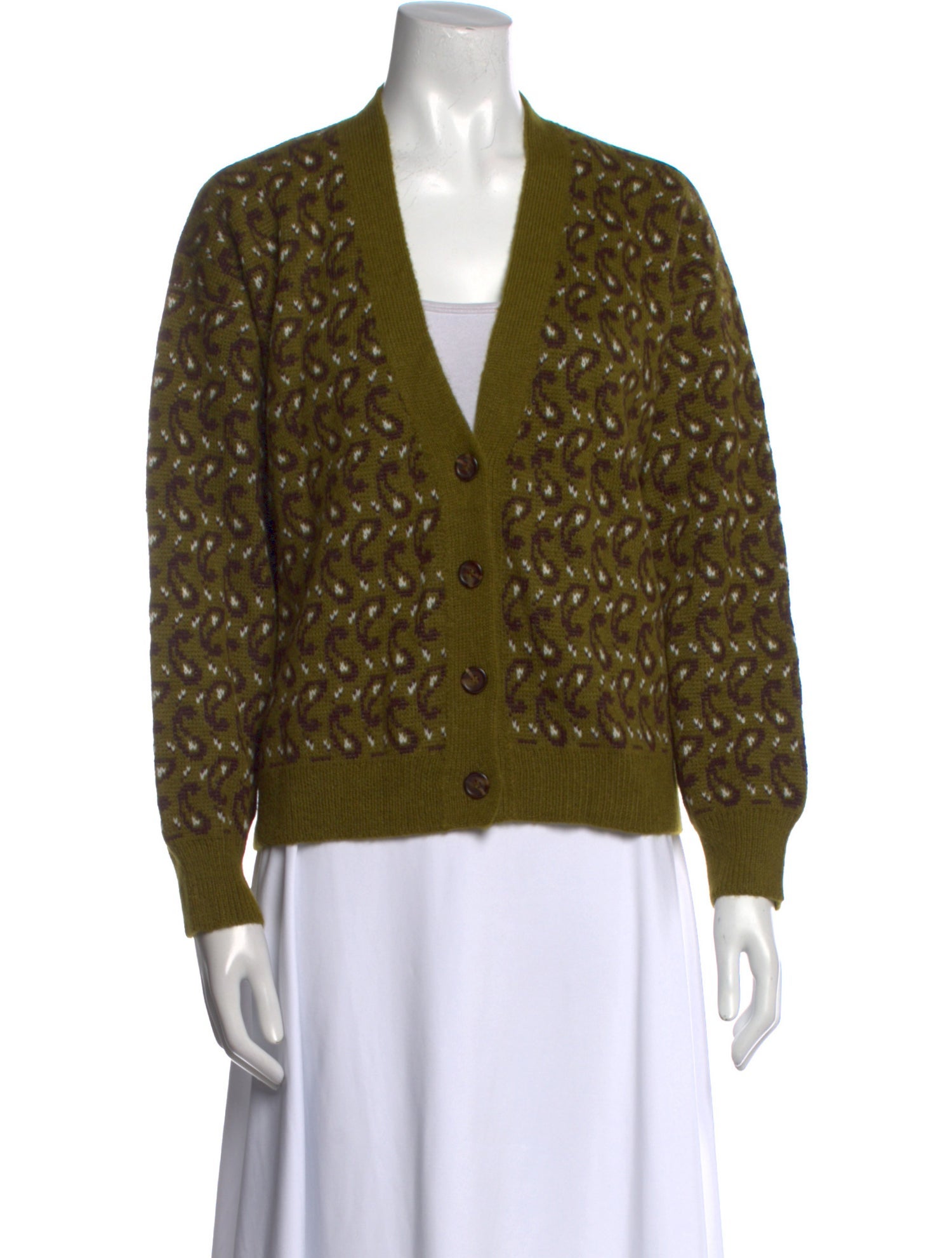 The Great Baby Alpaca Paisley Print Sweater w/ Tags