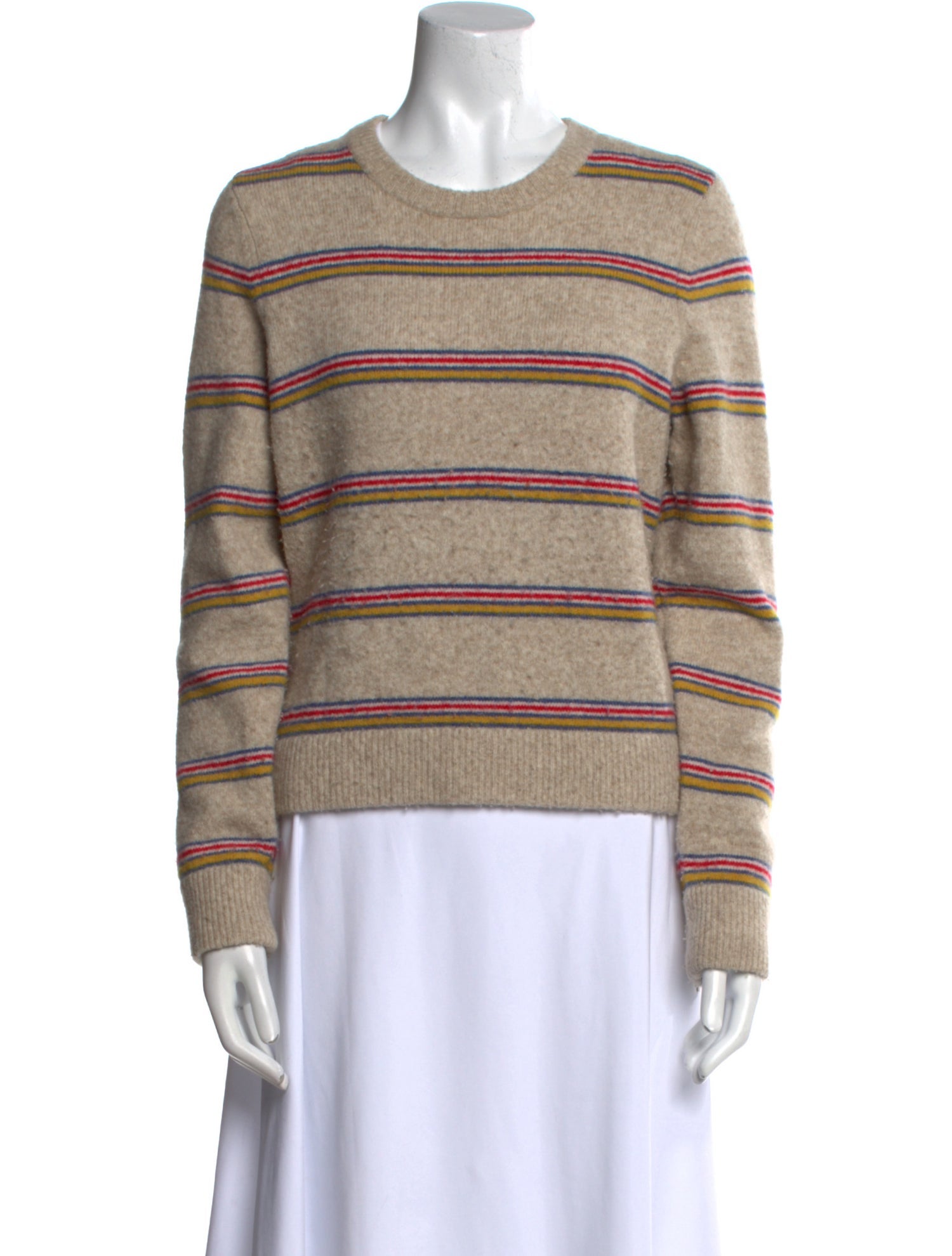 The Great Striped Scoop Neck Sweater