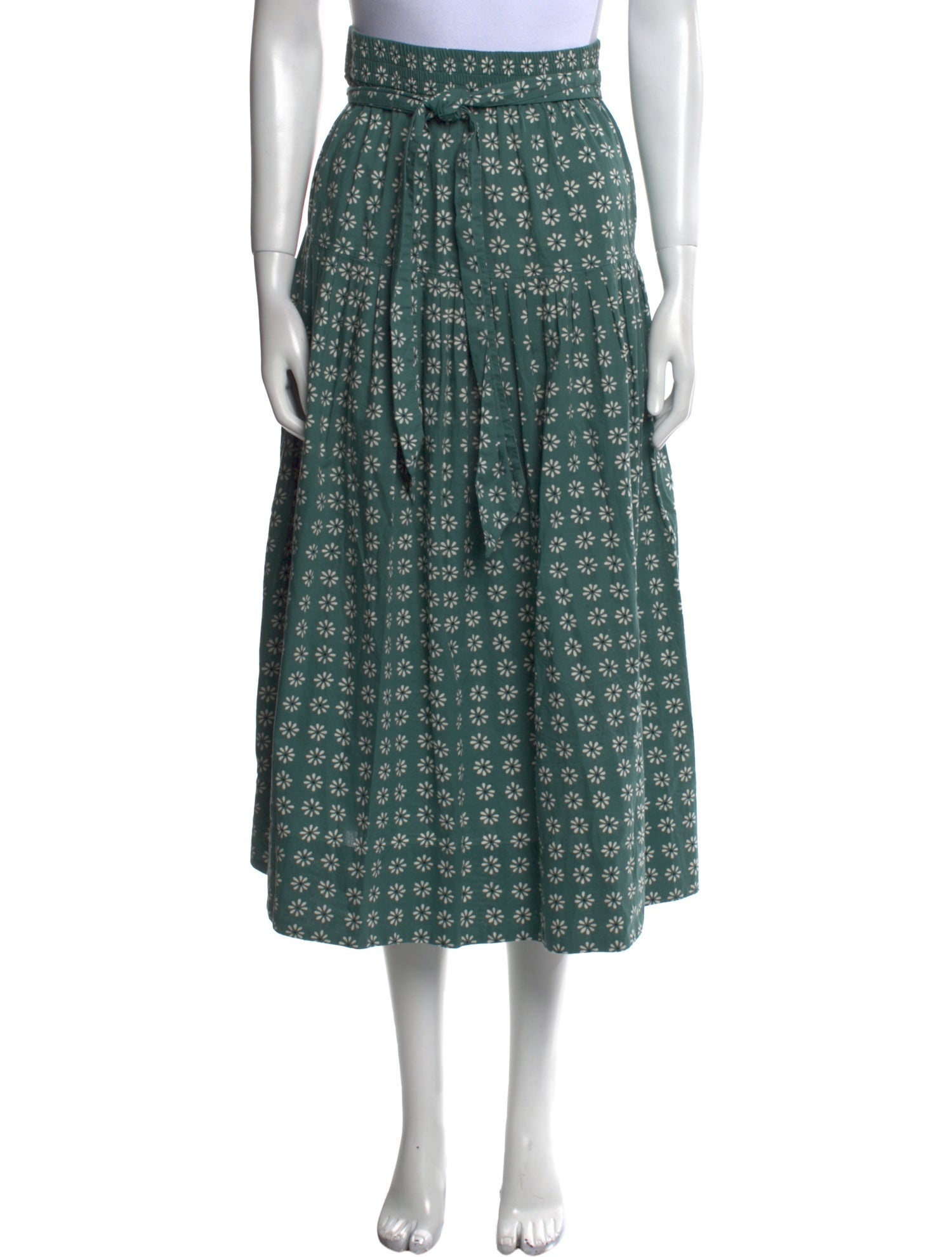 The Great Floral Print Midi Length Skirt