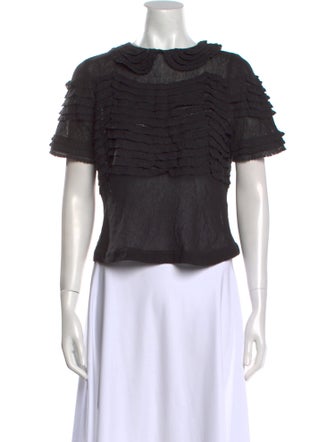 The Great Bateau Neckline Short Sleeve Top