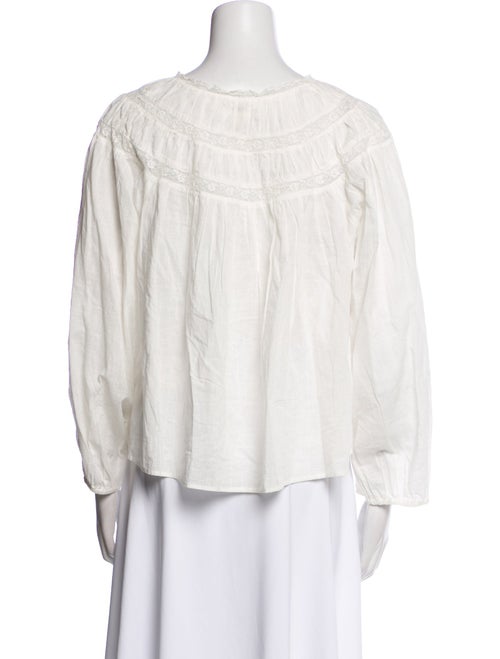 The Great Bateau Neckline Three-Quarter Sleeve Blouse