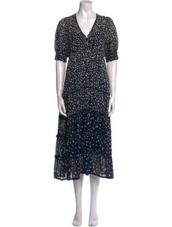 The Great Floral Print Midi Length Dress
