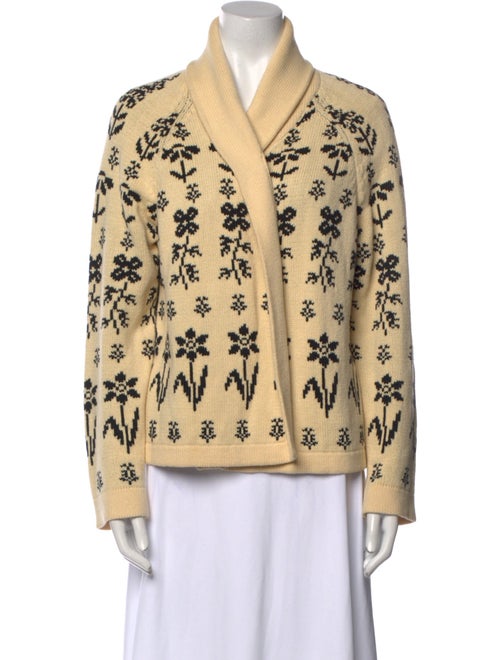 The Great Printed V-Neck Sweater