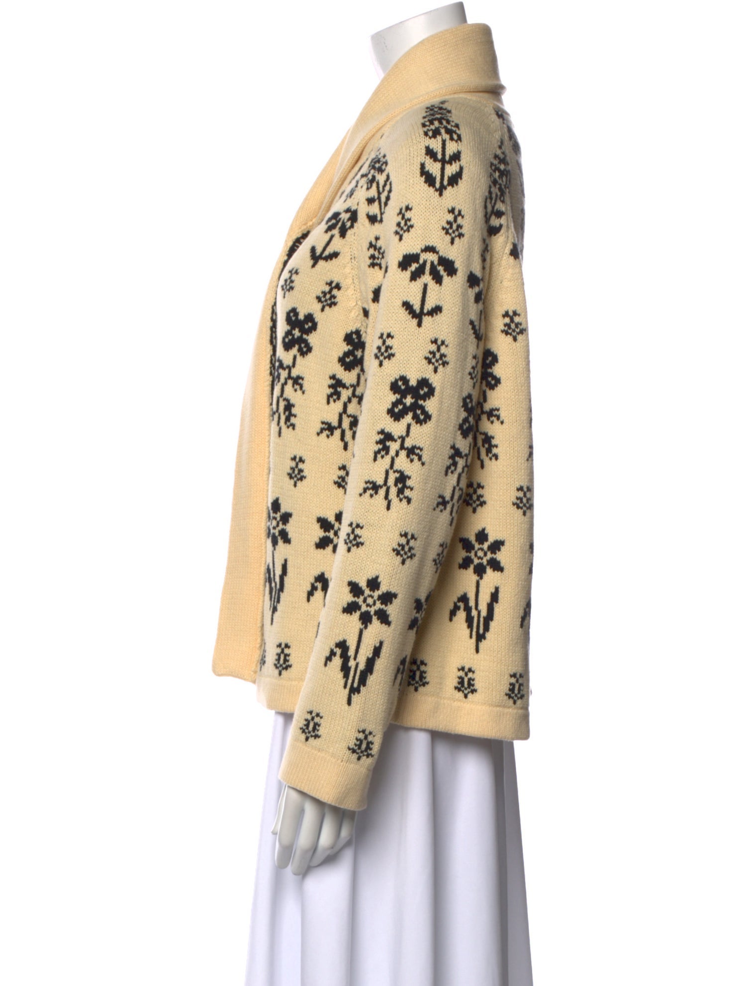 The Great Printed V-Neck Sweater