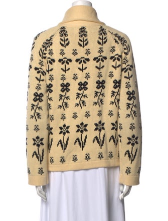 The Great Printed V-Neck Sweater
