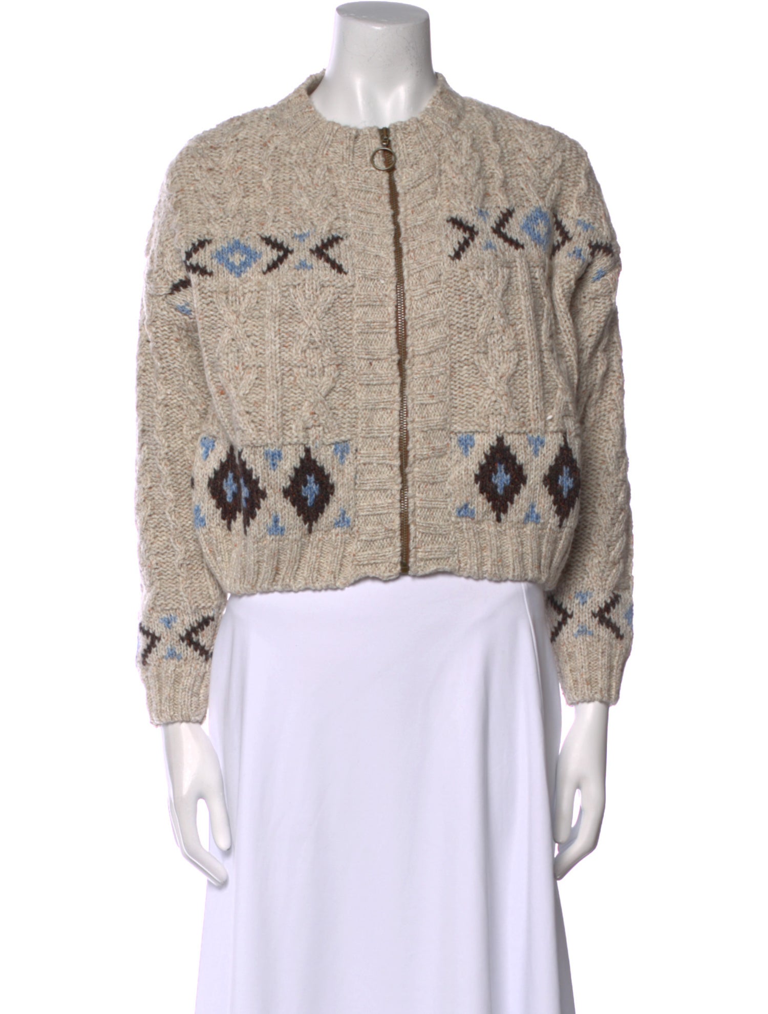 The Great Printed Crew Neck Sweater