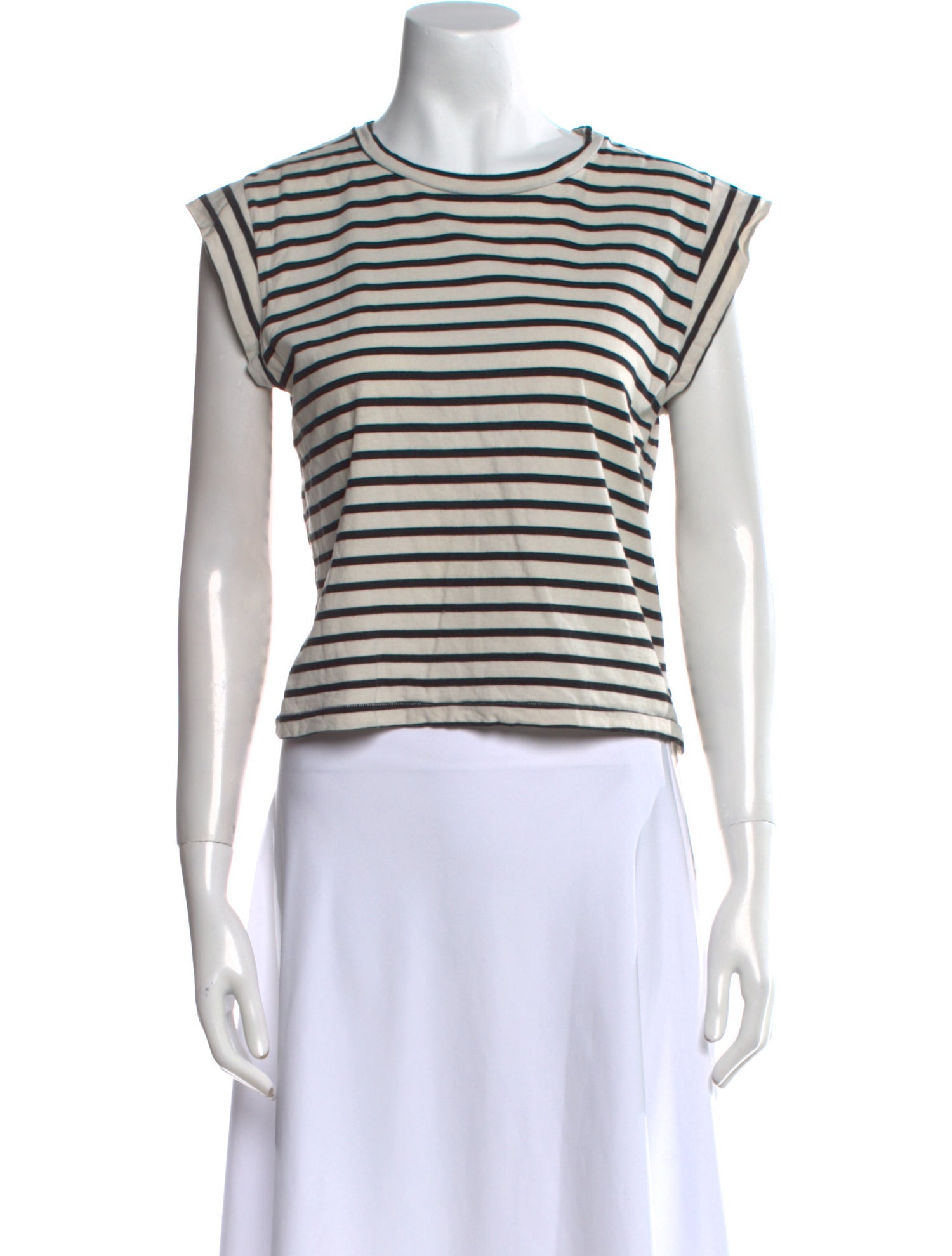 The Great Striped Bateau Neckline T-Shirt