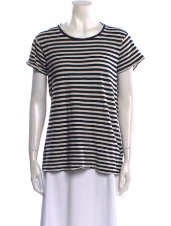 The Great Striped Scoop Neck T-Shirt
