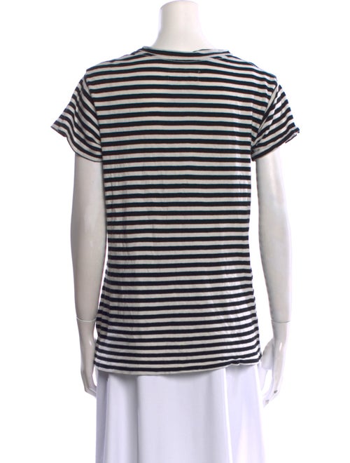 The Great Striped Scoop Neck T-Shirt