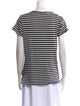 The Great Striped Scoop Neck T-Shirt