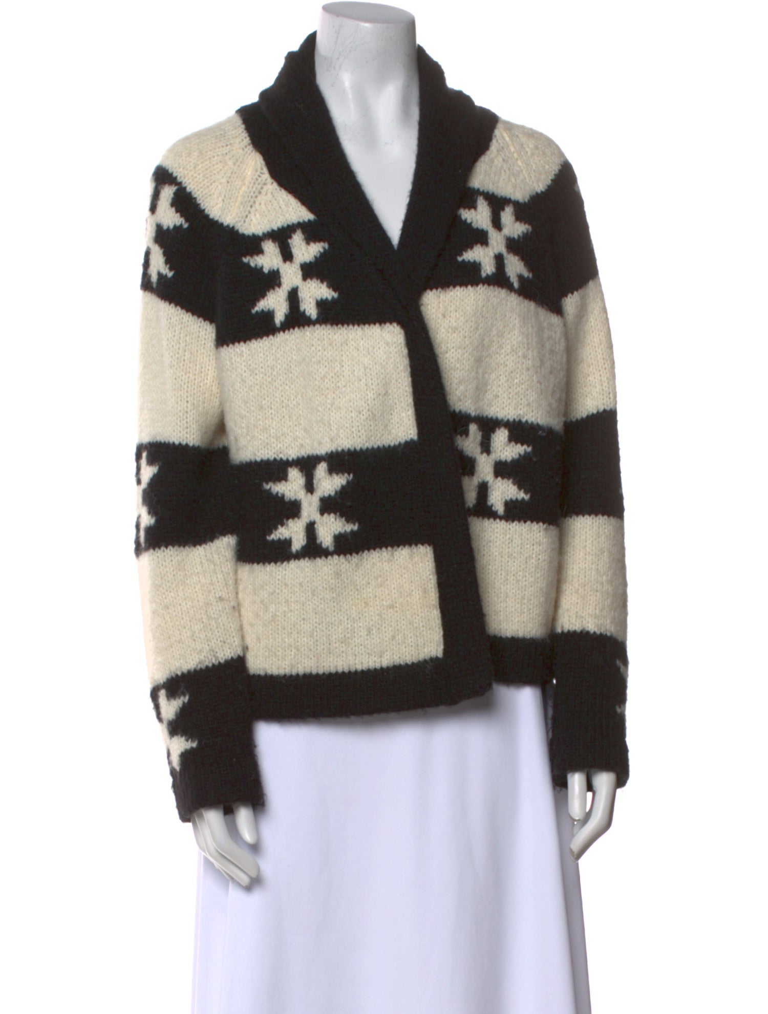 The Great Printed V-Neck Sweater