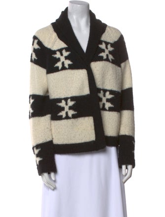 The Great Printed V-Neck Sweater