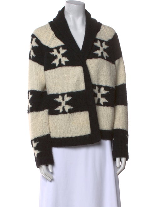 The Great Printed V-Neck Sweater