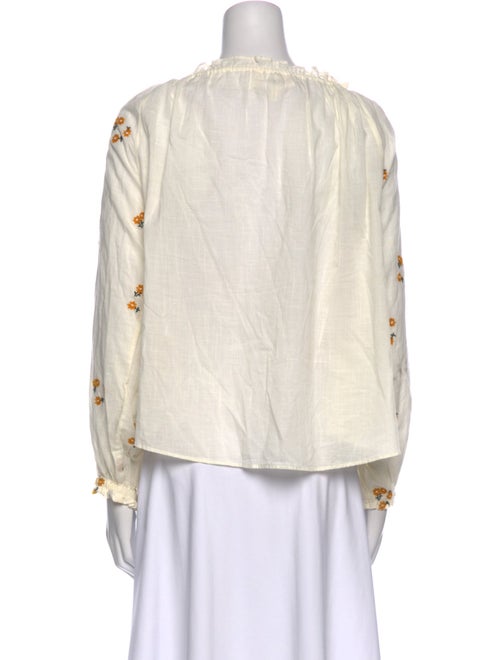 The Great Floral Print Scoop Neck Blouse