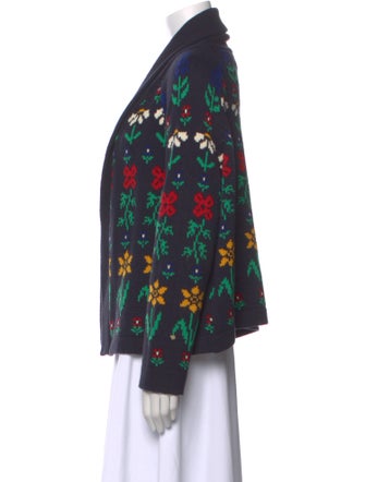 The Great Floral Print V-Neck Sweater