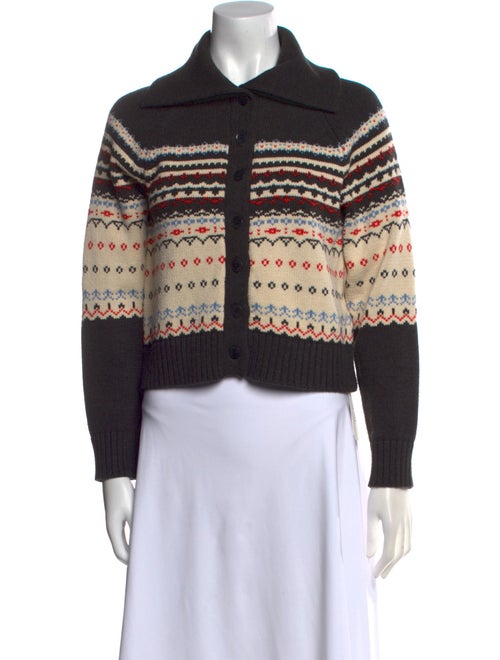 The Great Striped Mock Neck Sweater