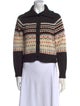 The Great Striped Mock Neck Sweater